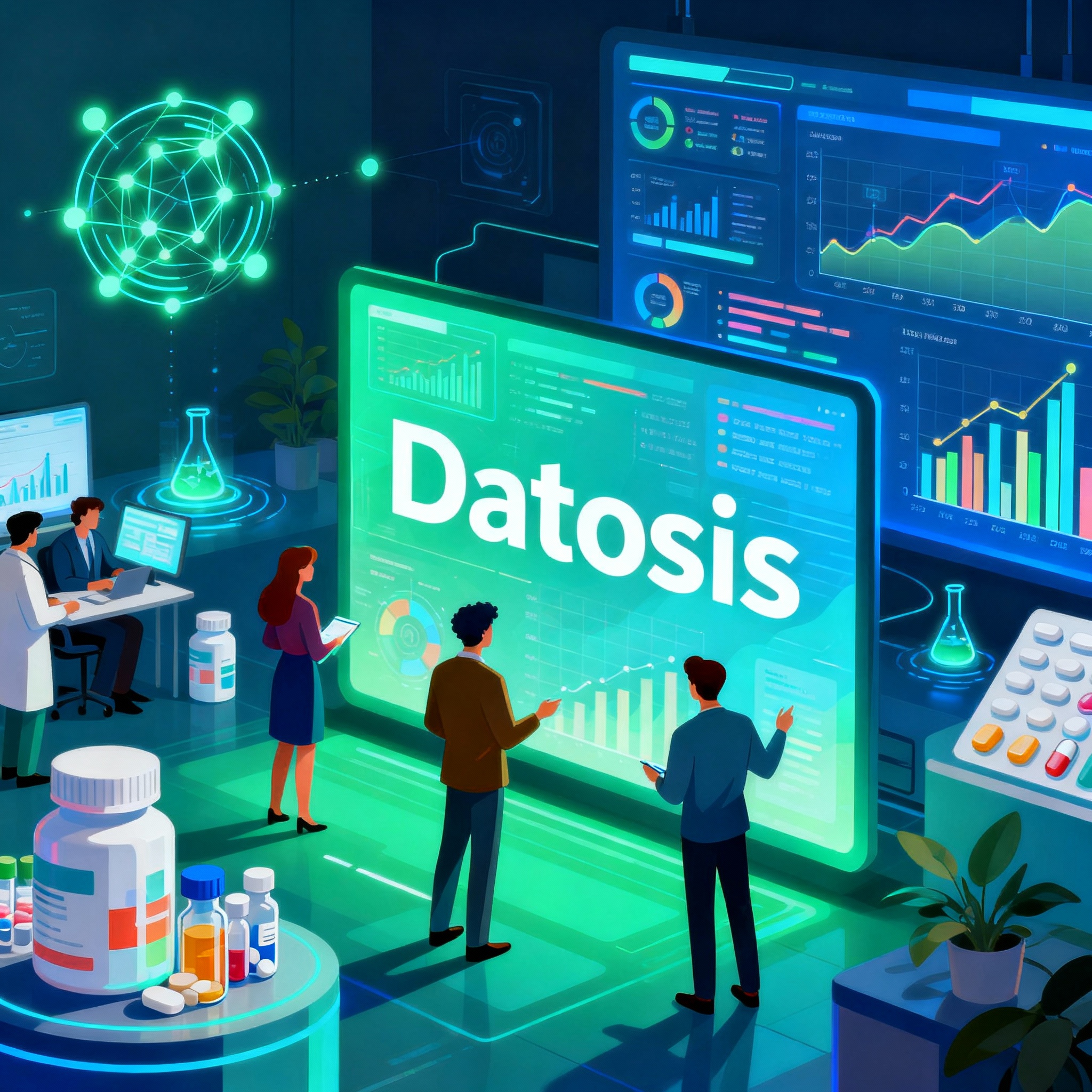 Healthcare innovation illustration